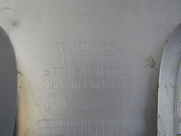 фото №11, Vw t-roc рестайлінг спойлер накладка бампера зад 21r-- 2ga807725a