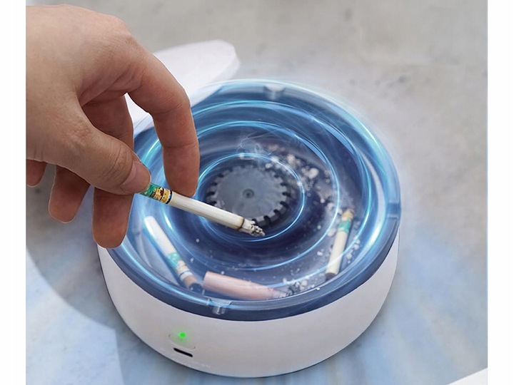 фото №8, Інтелектуальний попільничка автомобільна самозгасаюча бездимний очищувач