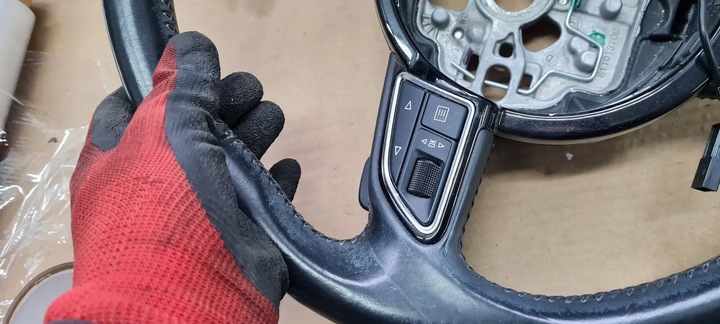фото №14, A6 c7 4g рестайлинг руль кожа кожаный sline allroad 4g0419091ak