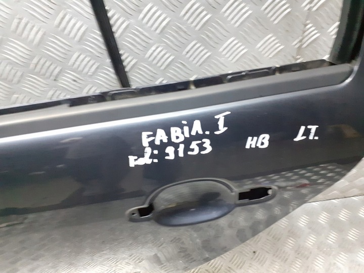 фото №3, Дверь левый зад skoda fabia i 9153 hb