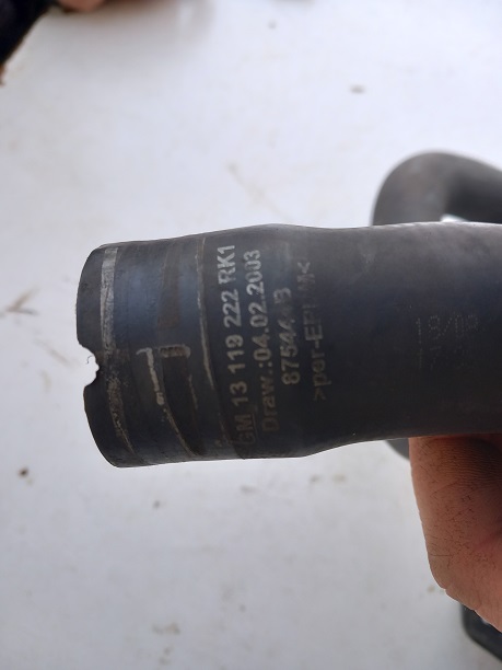 фото №3, Opel vectra c 1.9cdti signum шланг górn радіатор