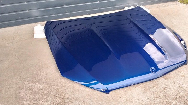 фото №13, Mercedes gle a167 капот кришка двигуна гарна синій металік