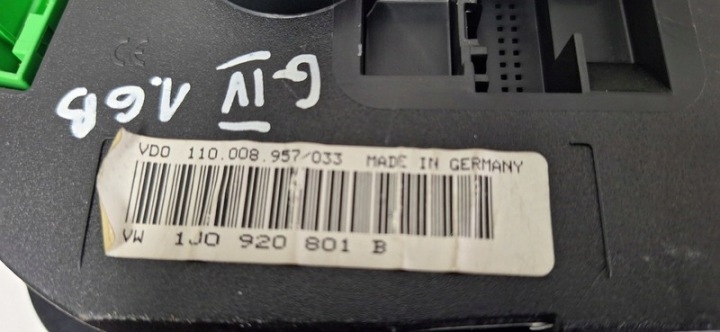 фото №12, Спидометр vw golf iv 1j0920801b