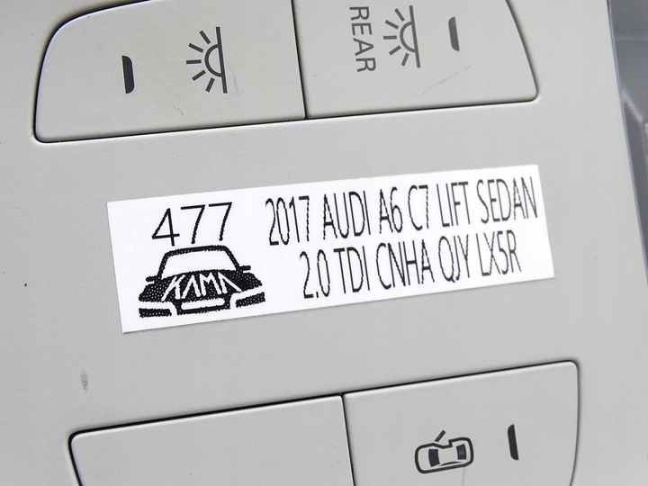 фото №5, Лампа освітлення інтер'єру кабіни стеля audi a6 c7 4g 4g0947135b