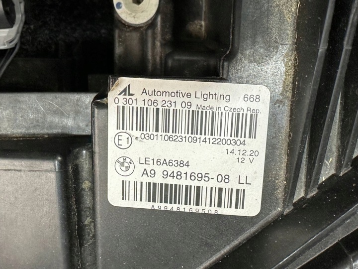 фото №6, Bmw seria 3 g20 g21 фара повний led ліва перед передня 9481695