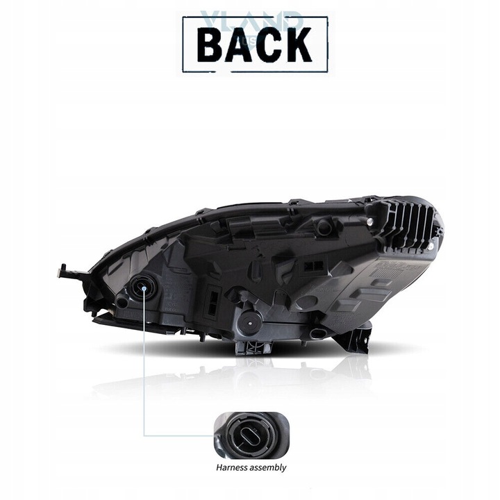 фото №6, Tesla модель 3 2017-23 лампа лампы перед led vland