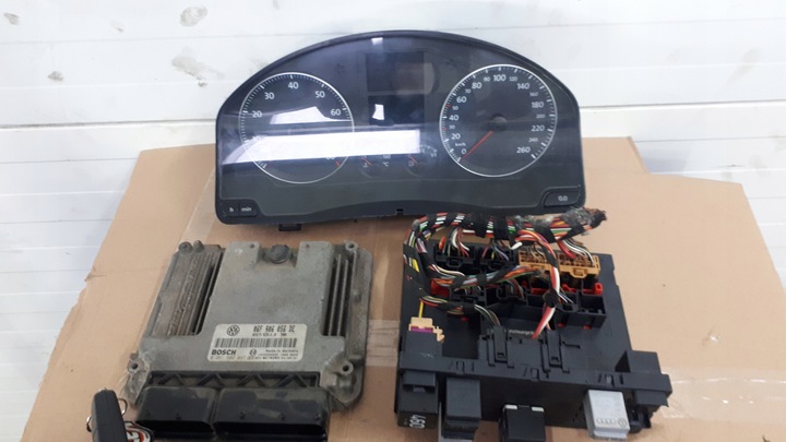 фото №4, Golf v 5 2.0 fsi блок керування набір старт 0261s02097