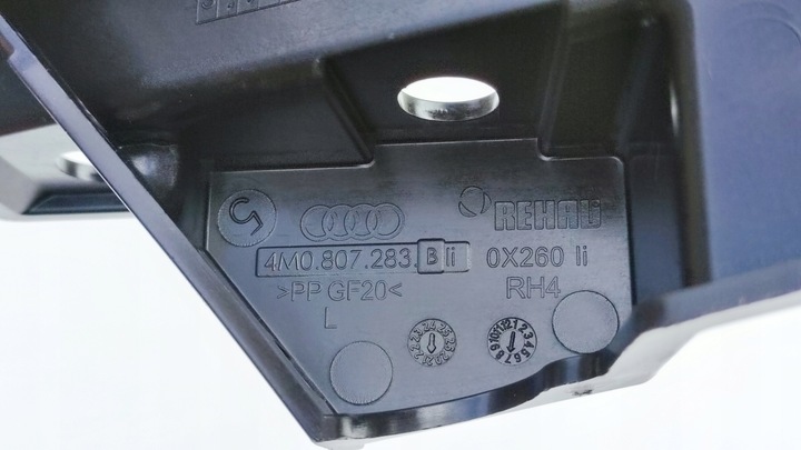 фото №6, Audi q7 ii 4m0 перший рестайлінг ковзун кріплення бампера лівий перед dr209