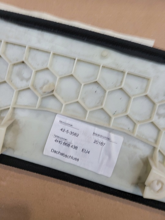 фото №3, Audi a8 d4 захист стеля стельова панель 4h0868438