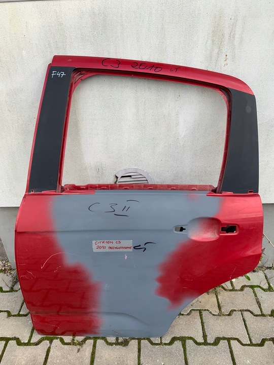 фото №1, Citroen c3 ii дверь левый зад 2009-