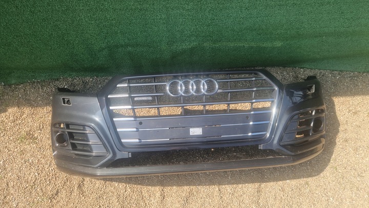 фото №6, Audi q5 ii s line 80a 2017-2020 бампер перед чёрный оригинал