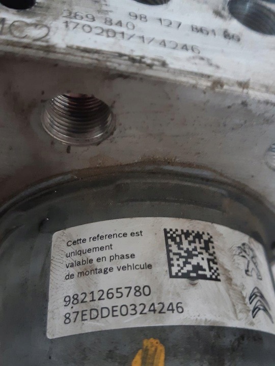 фото №5, Насос abs peugeot 3008 ii 9821265780
