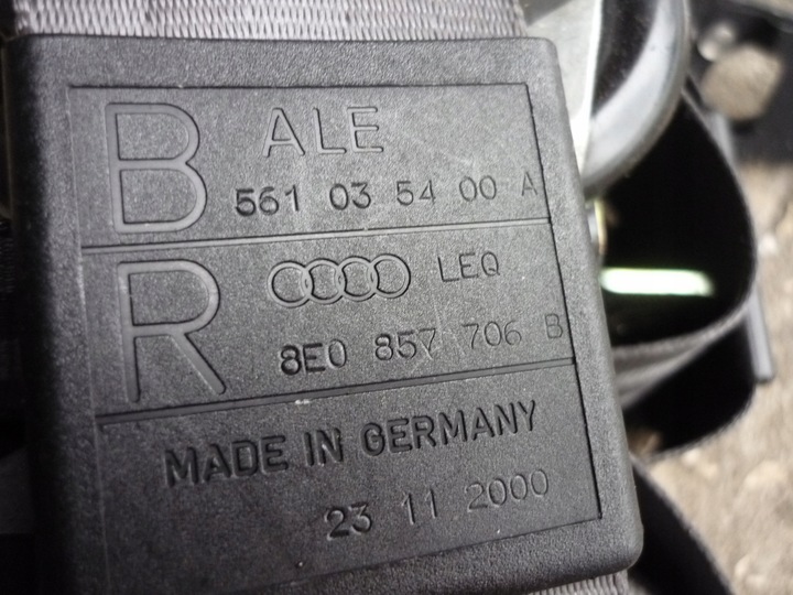 фото №14, Панель swing + ремені + подушки + датчик audi a4 b6