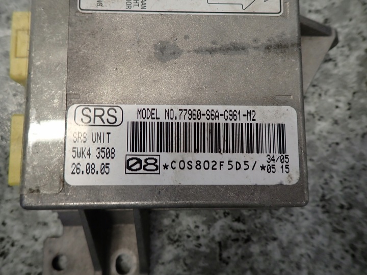 фото №6, Honda civic 03-05 5d подушки повітряні подушка безпеки європа