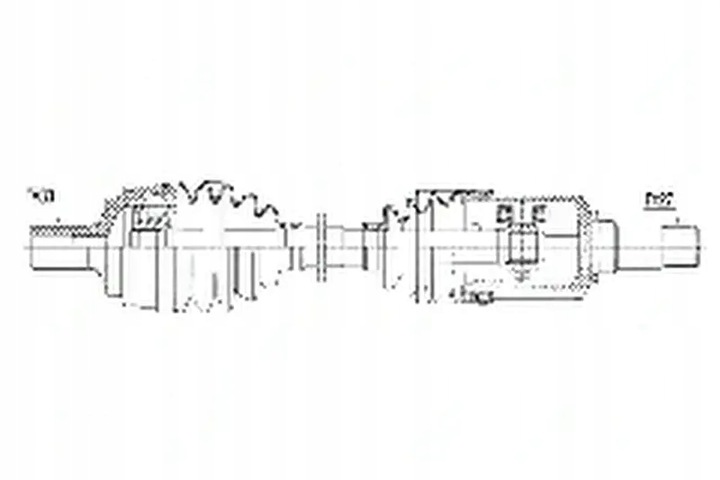 фото №1, Піввісь npw-me-038 nty mercedes cls c218