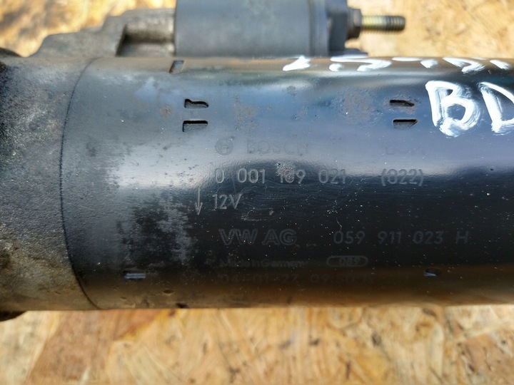 фото №5, 059911023h 0001109021 022 стартер audi a4 b6 b7 a6 c5 2.5 tdi 00-08