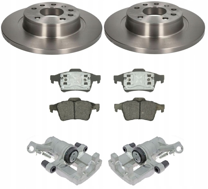 фото №1, Диски + тормозные колодки + зажимы зад opel vectra c signum saab 9-3