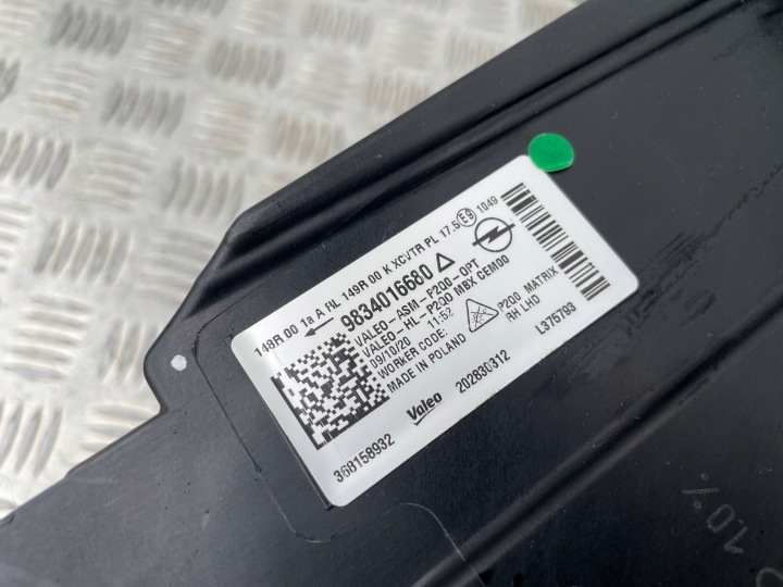 фото №10, Opel mokka ii фара передняя левая правая led 9834016680 9834016880