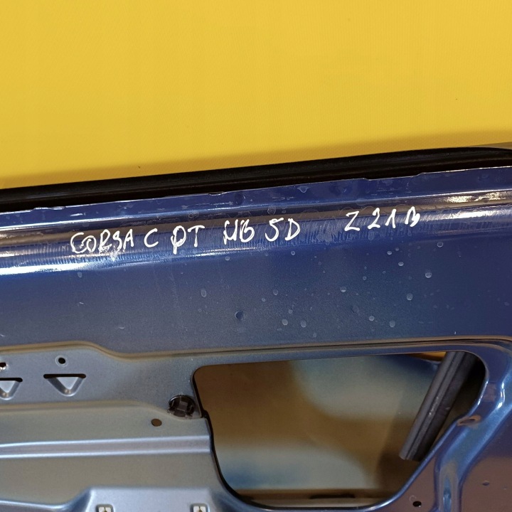 фото №15, Дверь правая зад правое задние opel corsa c рестайлинг 5d hb lak: z21b nr1870