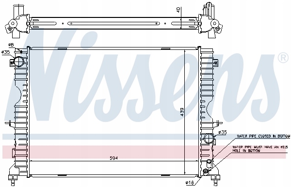 фото №16, Nissens радіатор основний  land rover 64312a