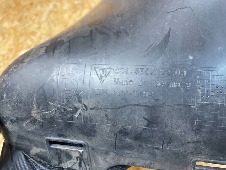 фото №9, Впуск повітропровід кермо повітря права porsche boxster 981 98157532200