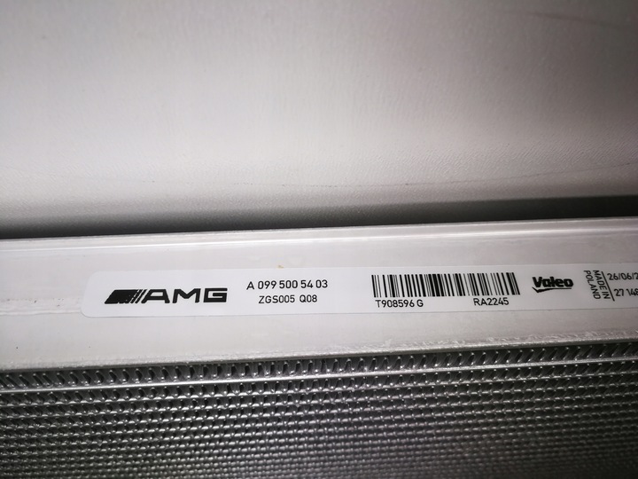 фото №8, Радіаторів води mercedes benz amg gt a0995005403