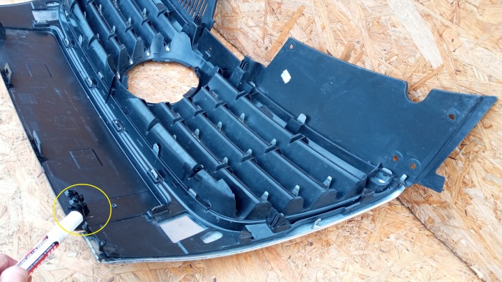 фото №10, Volkswagen passat b6 05- решітка решітка решітка радіатора 3c0853651ah