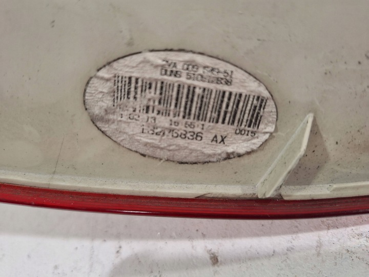 фото №8, Лампа зад ліва 13226836 opel insignia a hb 08-