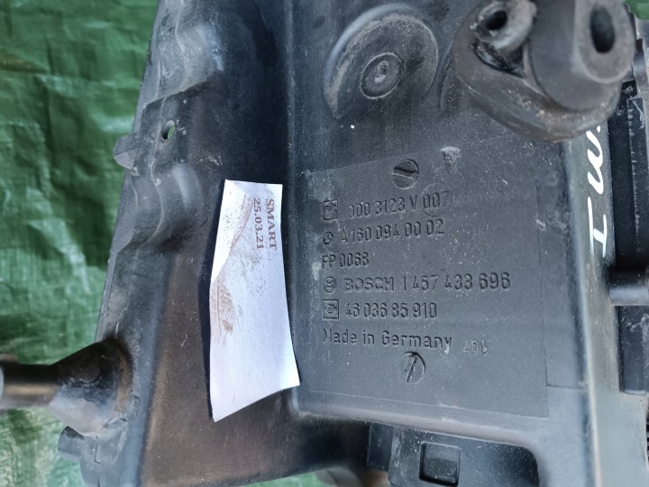 фото №7, Smart fortwo 450 i 0.6 0003123v007 0003581v004 корпус фильтра воздуха