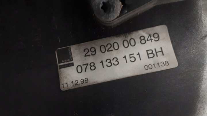 фото №9, 078133151bh колектор всмоктуючий audi a4 b5 2.4