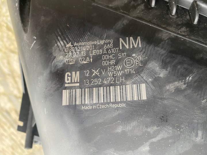 фото №16, Opel zafira b ii лампа ліва права перед комплект 13252472 13252473 оригінал
