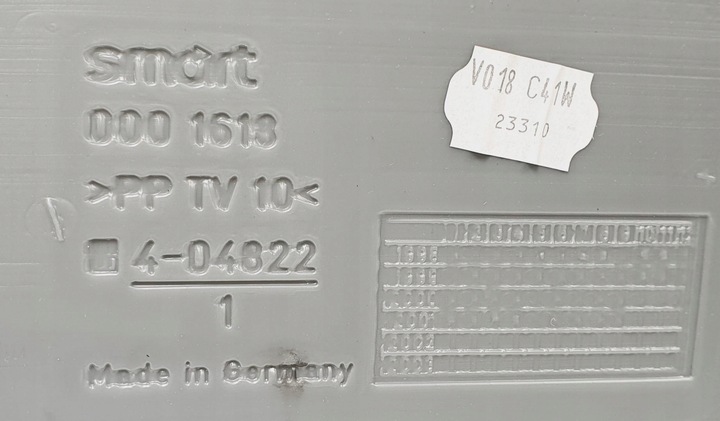 фото №12, Панель роздавальна консоль smart fortwo 450 європа