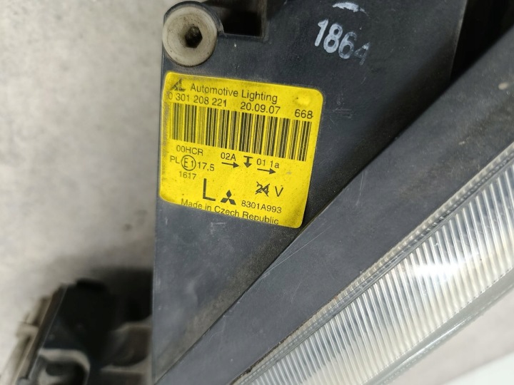 фото №7, Фара передня ліва mitsubishi colt vi 8301a993 0301208221