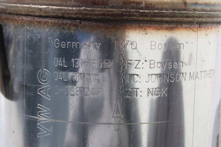 фото №9, Audi каталізатор фільтр частинок твердих dpf 04l131669h 04l131765bp 04l131669