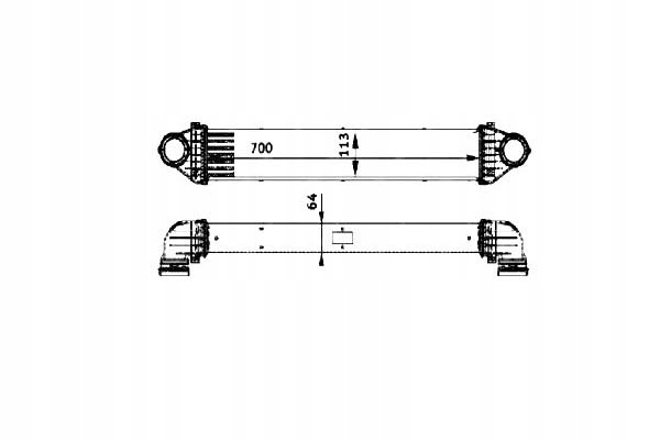 фото №1, Nrf інтеркулер mercedes w169 w245 a b-klasa cdi n