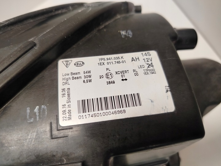 фото №8, Porsche cayenne 7p рестайлинг полный led лампа правая левая идеальные