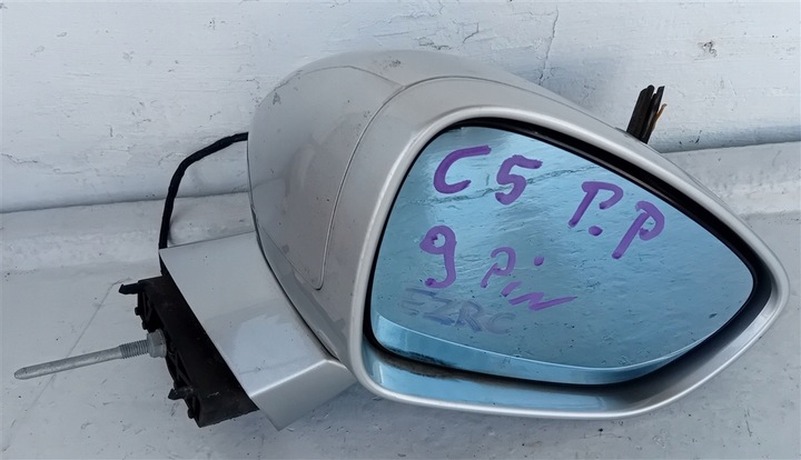 фото №15, Зеркало правые citroen c5 iii x7 08-17 ezrc 9pin европа 96574423zr