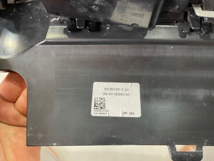 фото №11, Vw golf 8 viii 5h0 решітка радіатора решітка led 5h0853651s