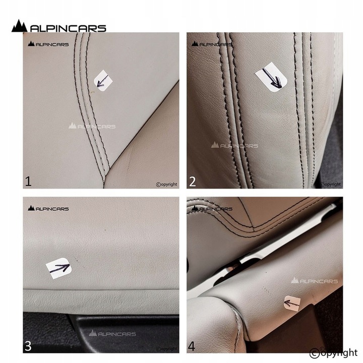 фото №10, Bmw f90 m5 g30 обивка сиденья merino silverstone