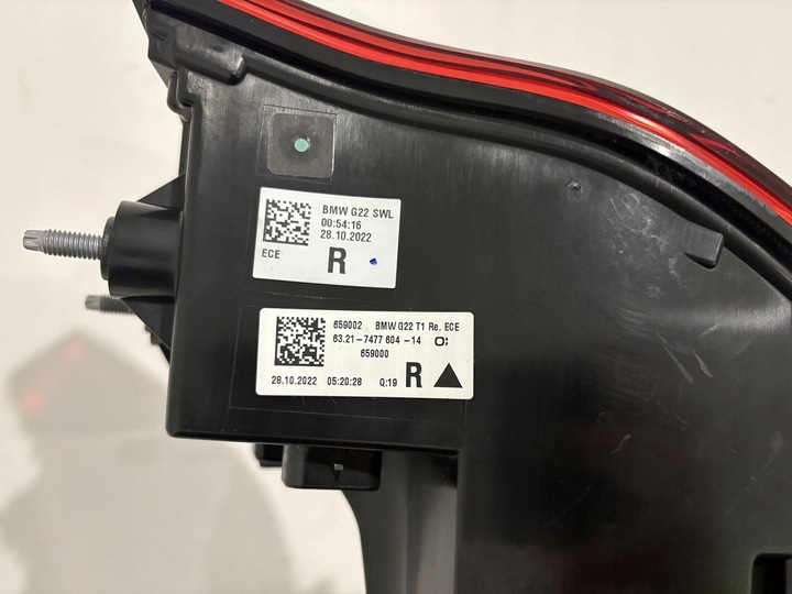 фото №11, Bmw 4 g22 g23 лампа праві зад led 7477604 7477608