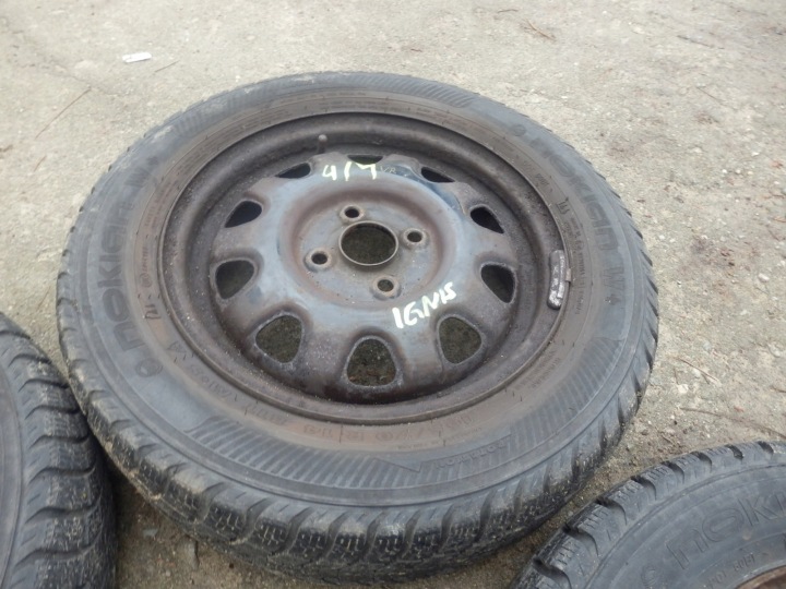 фото №8, Suzuki ignis i 00-03 диск диск сталевий шина 14'' запаска запасне