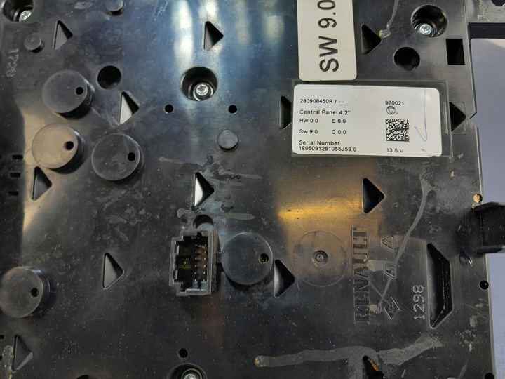 фото №5, Megane iv панель радио кондиционера 280908450r