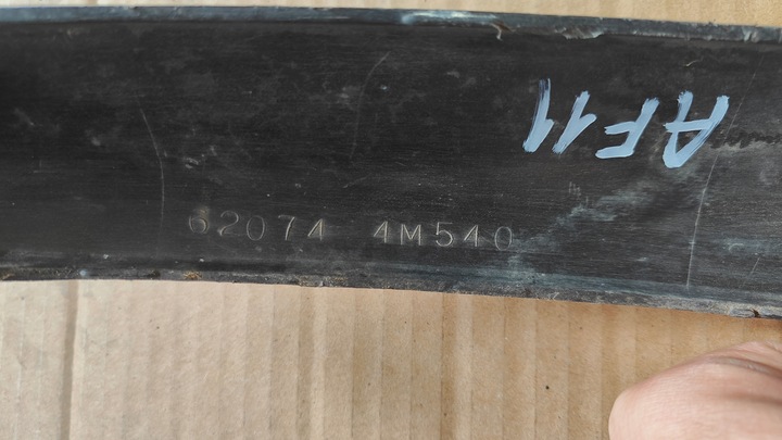 фото №15, 620744m540 планка декоративная бампера уголок переднее правый для nissan almera