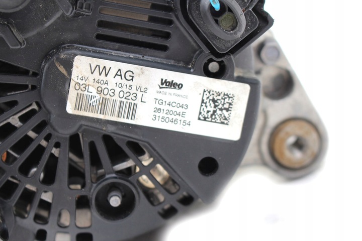 фото №7, Vw audi seat skoda генератор 140a 03l903023l 03l 903 023 l виробник valeo