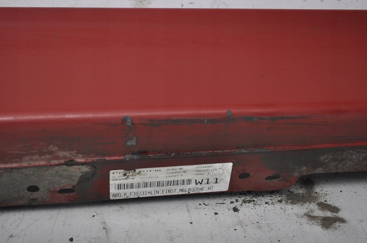 фото №9, Bmw 3 f30 a75 sport line накладка порогова права