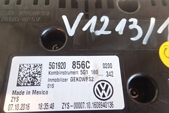 фото №6, Спідометр  манометр vw golf gti рестайлінг 2.0 tsi 5g1920856c