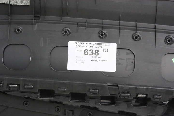 фото №11, Vw the beetle cabrio обшивки дверные боковина обивка 5c 5c3 5c3867043 5c38