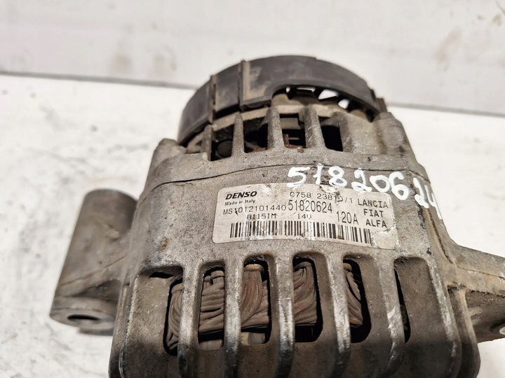 фото №6, Генератор 51820624 fiat doblo ii 1.6 mjet