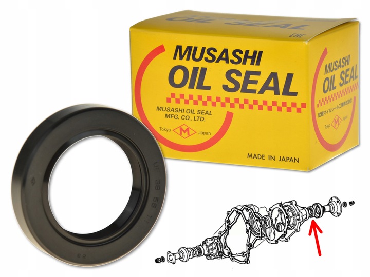 фото №1, Toyota 4runner 88-95 сальник редуктора задний