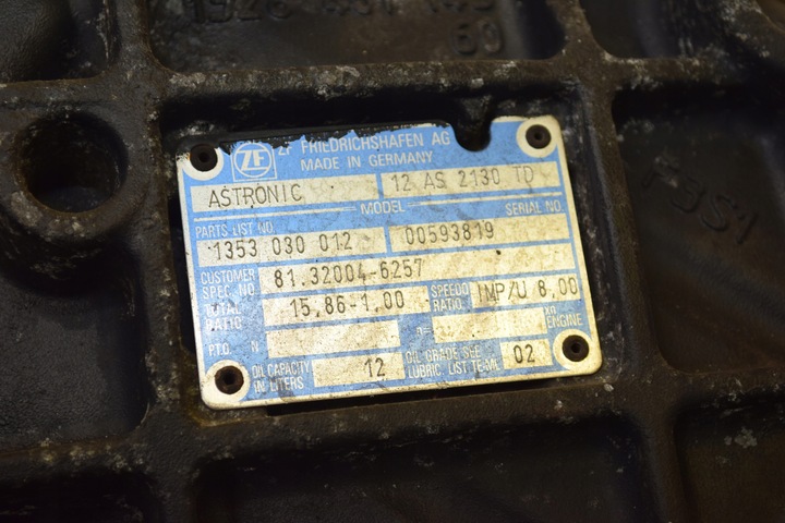 фото №6, Коробка передач коробки передач автомат zf 12as2130td man tgs